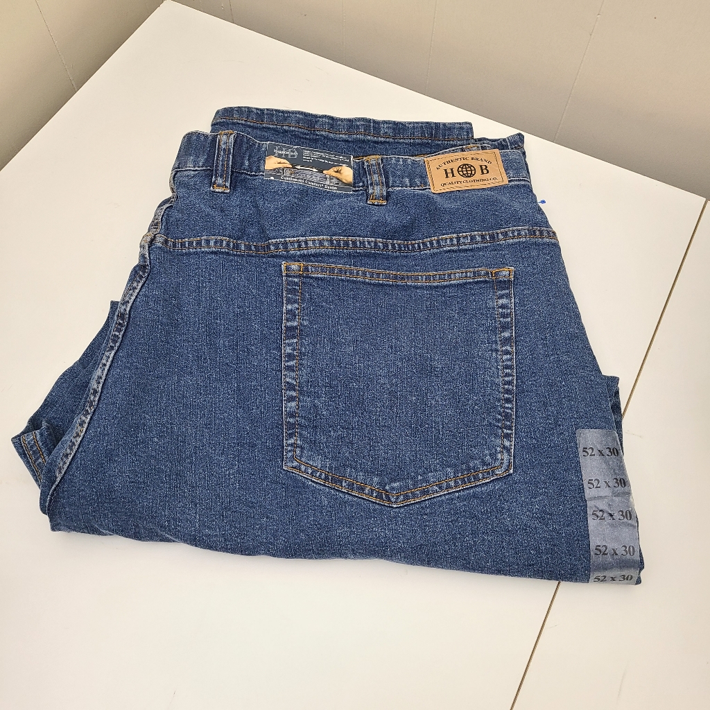 Nwt Harbor Bay Authentic Brand Mens 52 X 30 Jeans